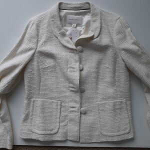 Banana Republic Women's Cream Jacket, Size 10, NEW WITH TAGS.